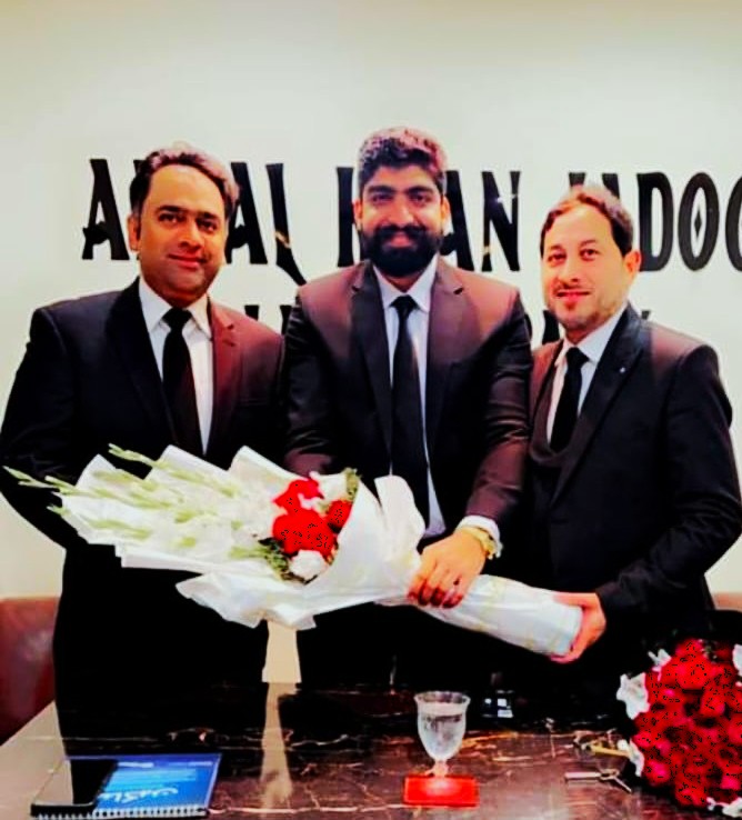 Enrolled as Advocate of the Supreme Court of Pakistan