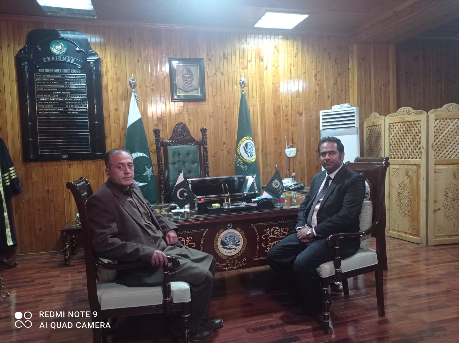 Portrait from Chief Justice Chamber, GB Chief Court